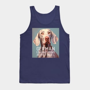 Weimaraner German Engineering Tank Top